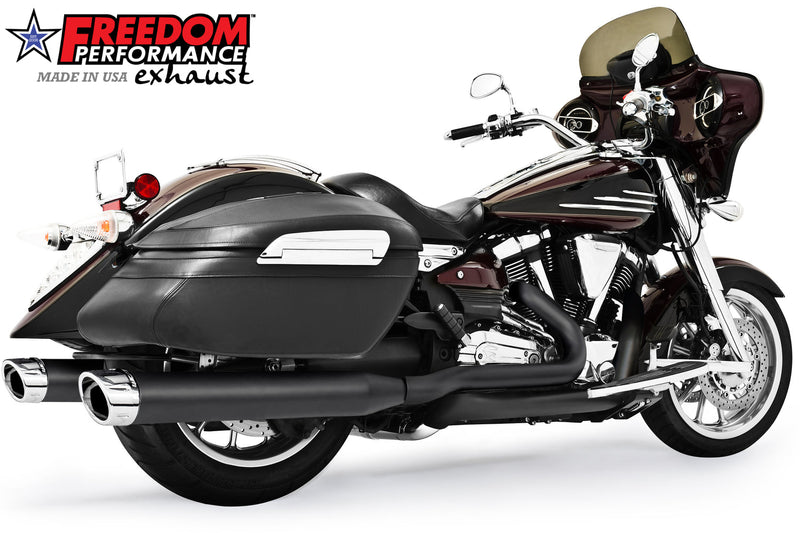 YAMAHA ROADLINER/STRATOLINER 5 STEPPED COMPLETE 4" TRUE-DUAL SYSTEM 2006-2014