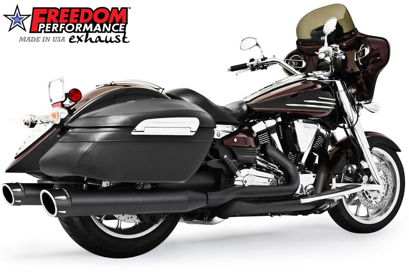 YAMAHA ROADLINER/STRATOLINER 5 STEPPED COMPLETE 4" TRUE-DUAL SYSTEM 2006-2014