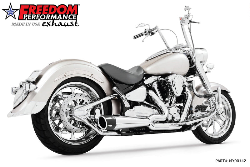 YAMAHA ROADSTAR/1600/SILVERADO 1999-2015 COMBAT FLUTED 2-INTO-1