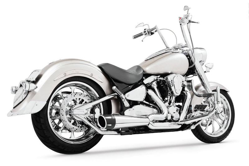 YAMAHA ROADSTAR/1600/SILVERADO 1999-2015 COMBAT FLUTED 2-INTO-1