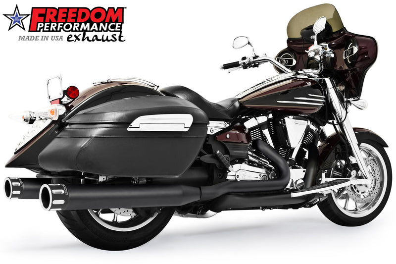 YAMAHA ROADLINER/STRATOLINER 5 STEPPED COMPLETE 4" TRUE-DUAL SYSTEM 2006-2014