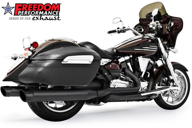 YAMAHA ROADLINER/STRATOLINER 5 STEPPED COMPLETE 4" TRUE-DUAL SYSTEM 2006-2014