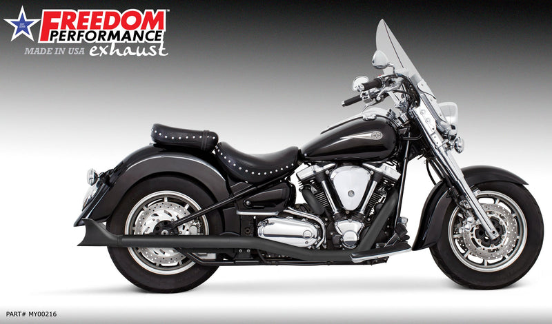 YAMAHA ROADSTAR/1600/SILVERADO SHARKTAIL COMPLETE TRUE-DUAL FULL SYSTEM - 1999 to 2014