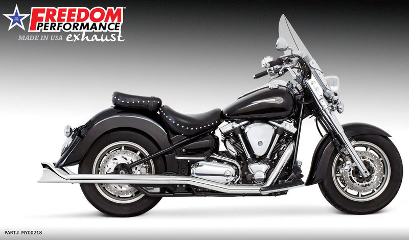 YAMAHA ROADSTAR/1600/SILVERADO SHARKTAIL COMPLETE TRUE-DUAL FULL SYSTEM - 1999 to 2014