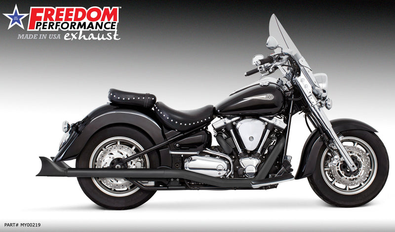 YAMAHA ROADSTAR/1600/SILVERADO SHARKTAIL COMPLETE TRUE-DUAL FULL SYSTEM - 1999 to 2014