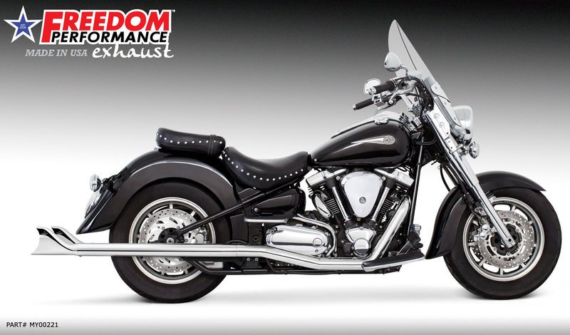 YAMAHA ROADSTAR/1600/SILVERADO SHARKTAIL COMPLETE TRUE-DUAL FULL SYSTEM - 1999 to 2014