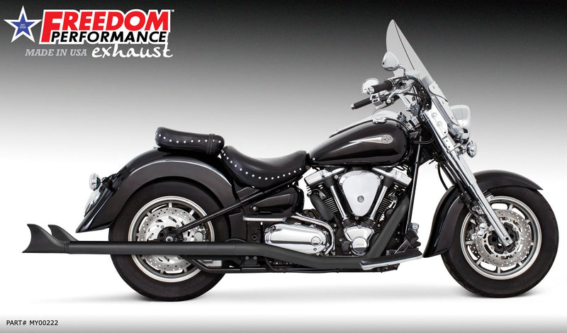 YAMAHA ROADSTAR/1600/SILVERADO SHARKTAIL COMPLETE TRUE-DUAL FULL SYSTEM - 1999 to 2014