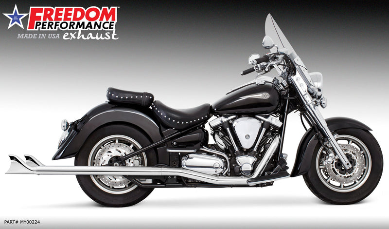 YAMAHA ROADSTAR/1600/SILVERADO SHARKTAIL COMPLETE TRUE-DUAL FULL SYSTEM - 1999 to 2014