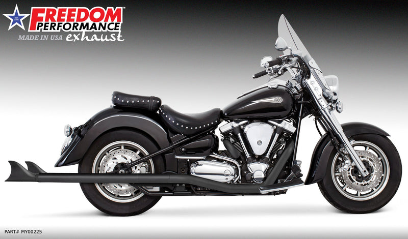 YAMAHA ROADSTAR/1600/SILVERADO SHARKTAIL COMPLETE TRUE-DUAL FULL SYSTEM - 1999 to 2014