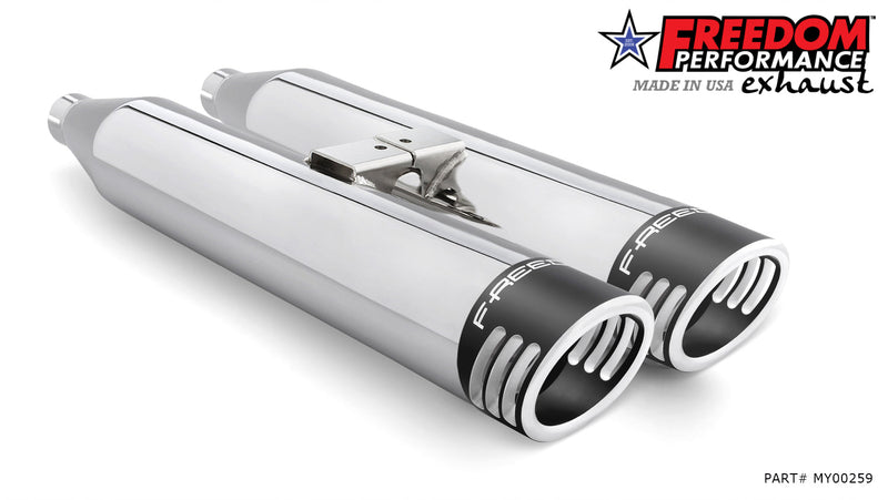 YAMAHA VENTURE/ROYAL STAR/TOUR DELUXE 1999-2014 SLIP-ONS check description for Quiet Baffles.