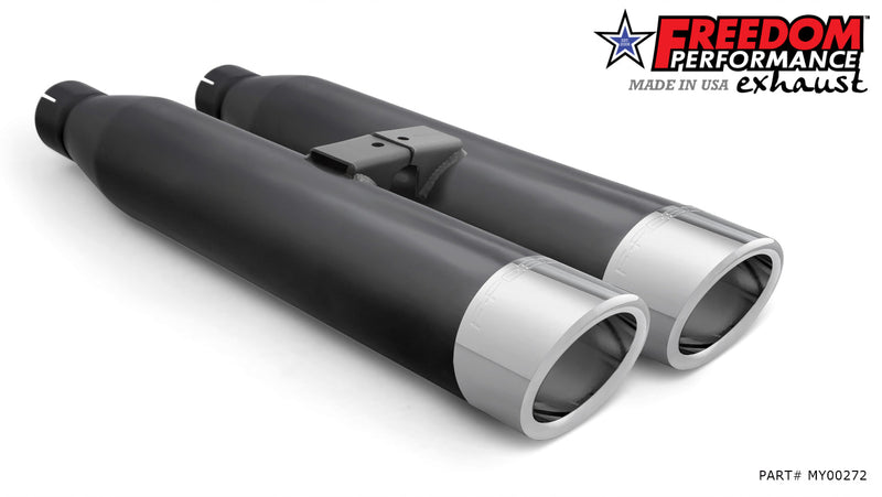 YAMAHA VENTURE/ROYAL STAR/TOUR DELUXE 1999-2014 SLIP-ONS check description for Quiet Baffles.