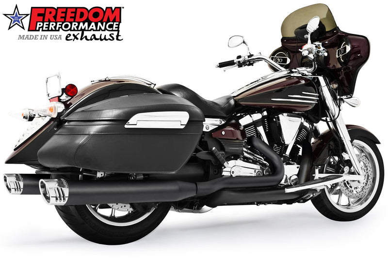 YAMAHA ROADLINER/STRATOLINER 5 STEPPED COMPLETE 4" TRUE-DUAL SYSTEM 2006-2014