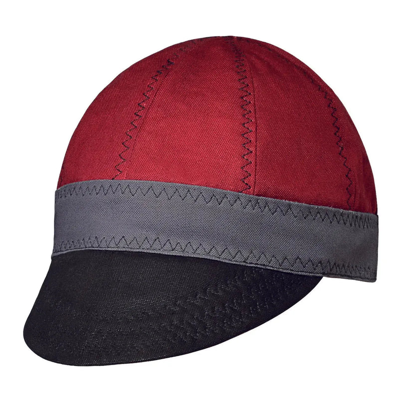 Gray & Black Mens Textile Welder Cap