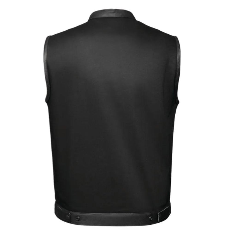 Nightrider - Mens Denim Leather Club Vest
