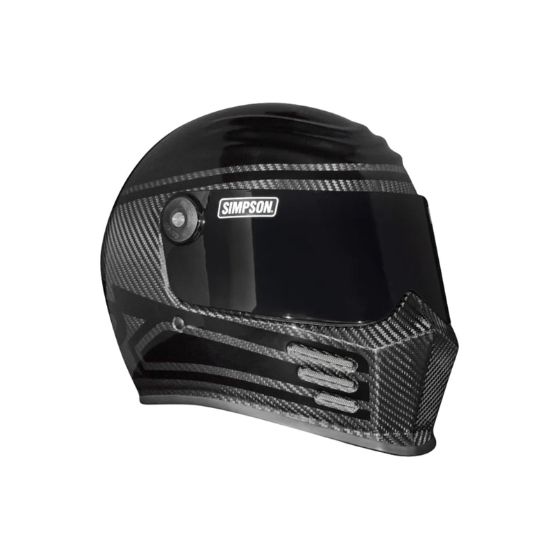Simpson Outlaw Bandit 3 helmet - Unknown Industries angle view