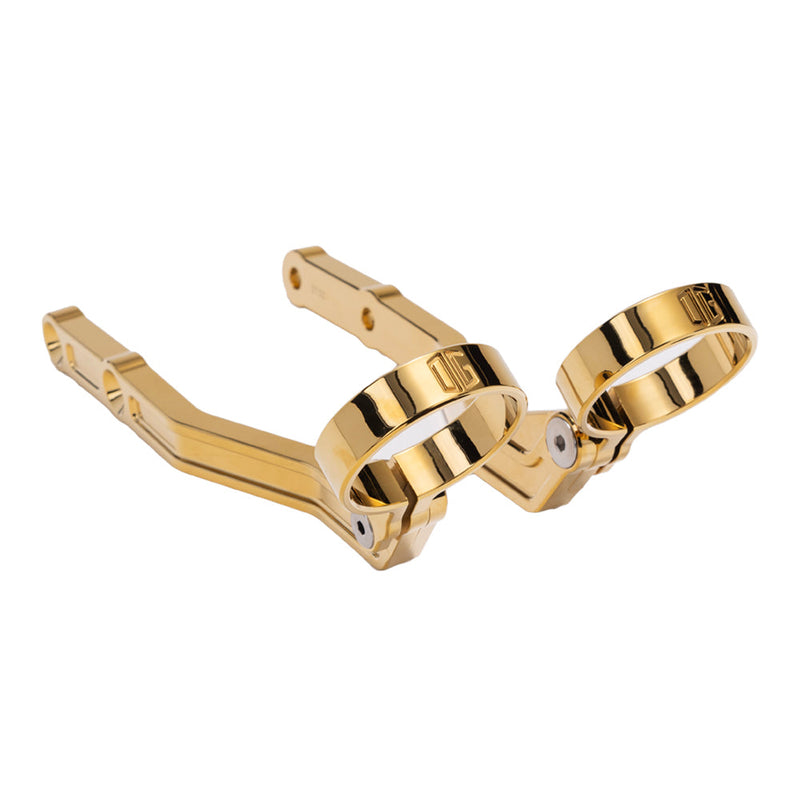 2009 + Harley Davidson Touring Reservoir Mount Gold Plating