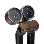 Harley Davidson Gauge Pod M8 Softail Dyna FXR Bronze