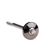 Black Chrome M8 Softail Billet Fork Stem Cap