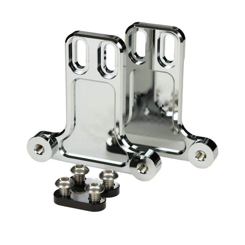 Original Garage Moto Replacement Bagger Fender Billet Chrome Bracket Kit 