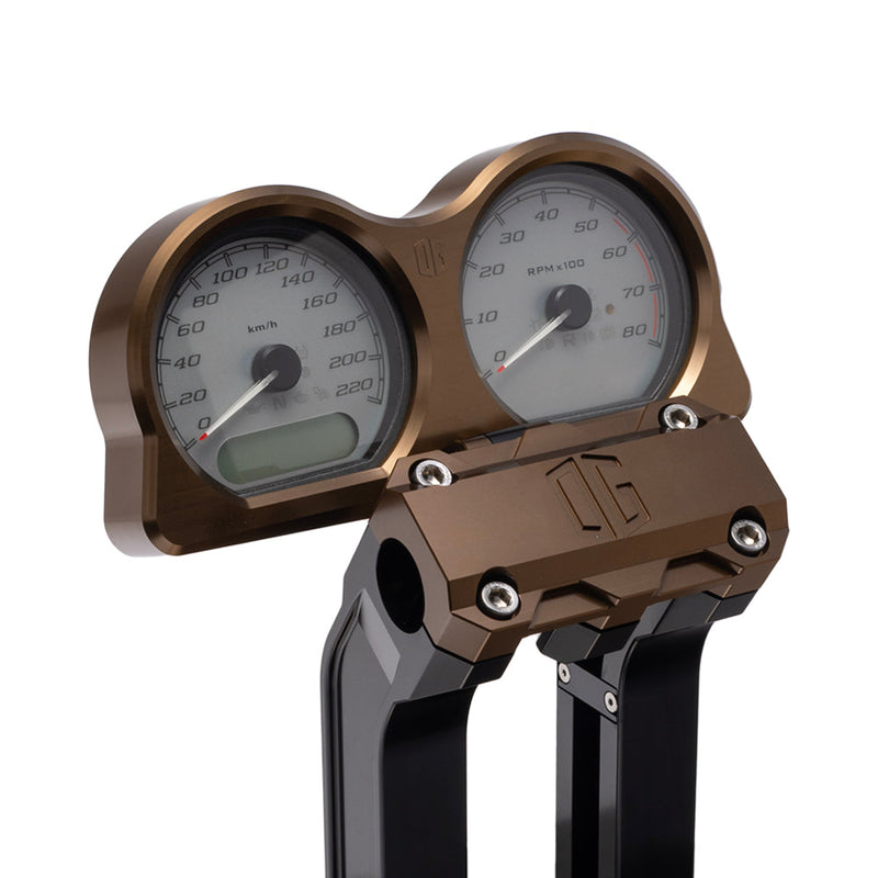 Harley-Davidson Road Glide Billet Gauges Bezel Bronze