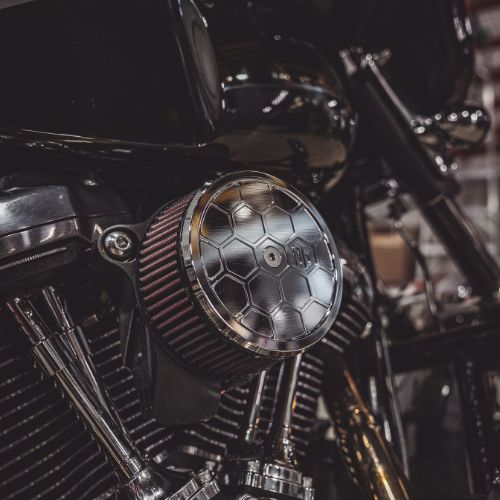 Harley Davidson Round Air Filter Cover Chrome