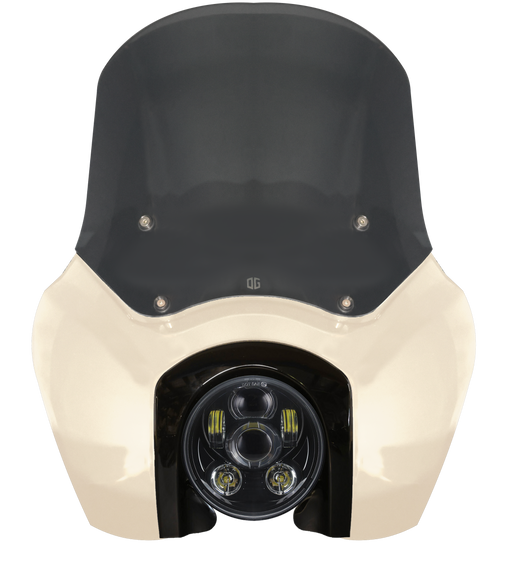 OG Softail Low Rider S Complete T-Sport Fairing Kit - White Sand Pearl - Original Garage Moto