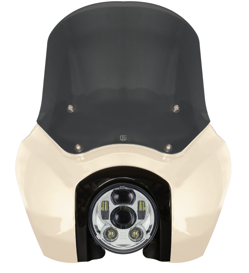 OG Softail Low Rider S Complete T-Sport Fairing Kit - White Sand Pearl - Original Garage Moto