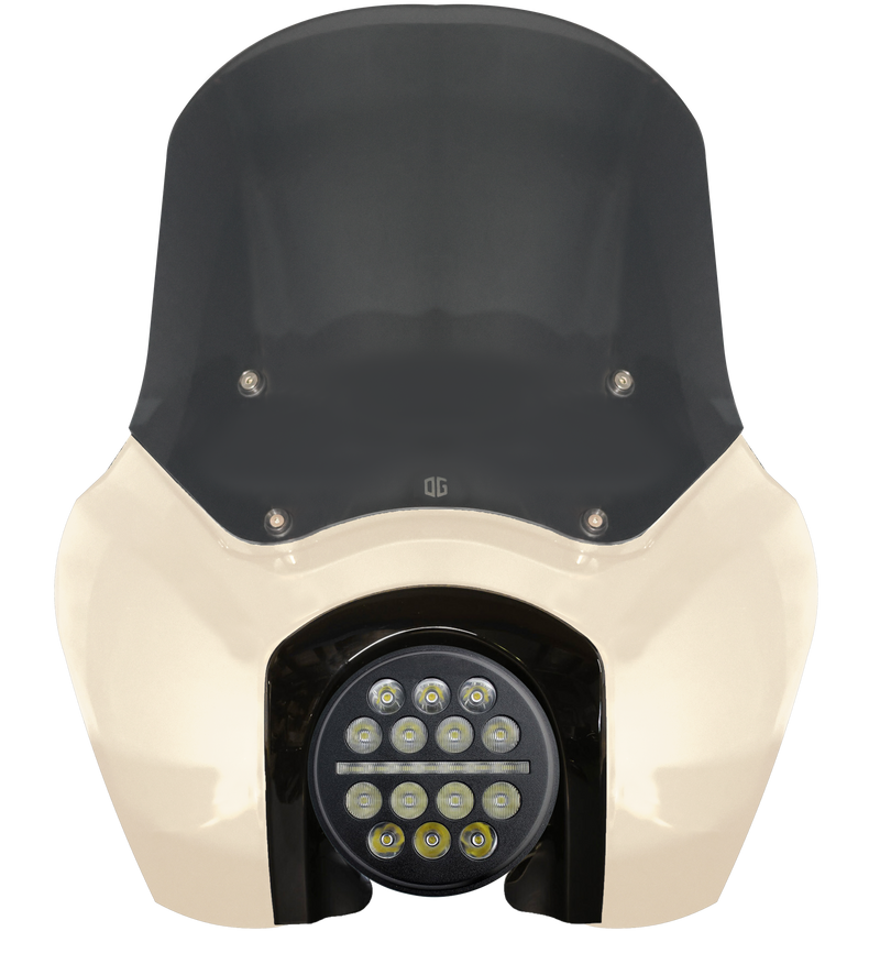 OG Softail Low Rider S Complete T-Sport Fairing Kit - White Sand Pearl - Original Garage Moto