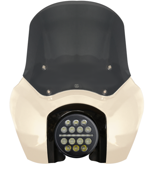 OG Softail Low Rider S Complete T-Sport Fairing Kit - White Sand Pearl - Original Garage Moto