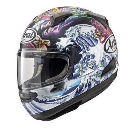 arai crash helmets for sale VX-Pro4 Slash Helmet - Red Peripherally Belted Complex Laminate Construction (PB ARAI VX-PRO 4 SLASH HELMET
