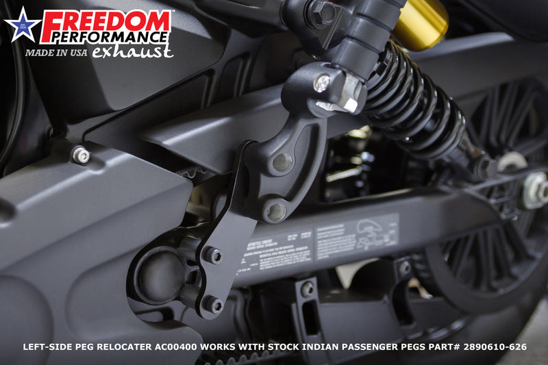 INDIAN SCOUT '15 to PRESENT PEG RE-LOCATOR BRACKET