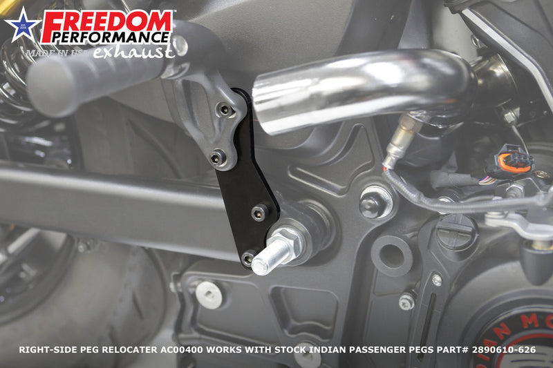 INDIAN SCOUT '15 to PRESENT PEG RE-LOCATOR BRACKET