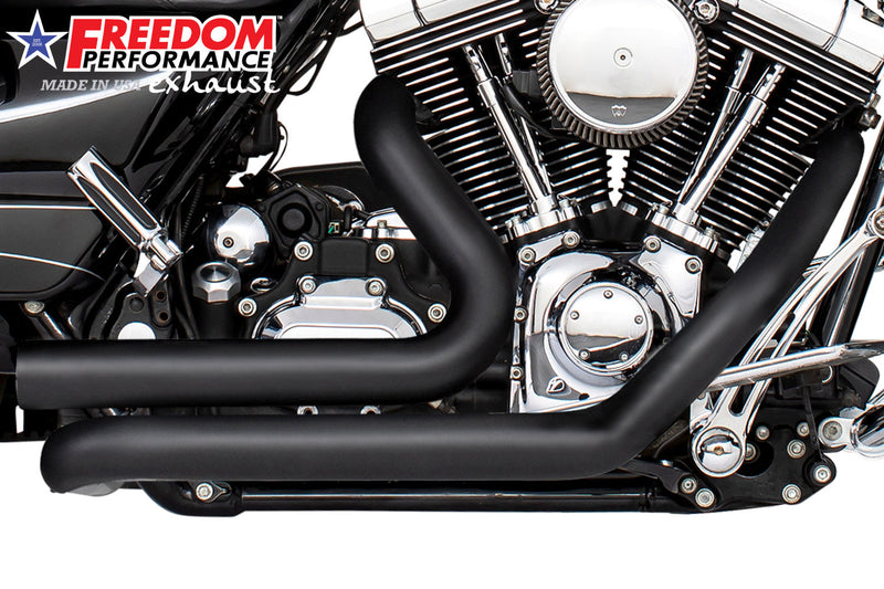 FREEDOM EXHAUST -  TOURING RIGHT SIDE TUCK & UNDER TRUE-DUAL HEADERS
