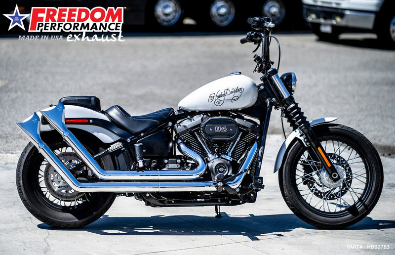 FREEDOM EXHAUST -  SOFTAIL UPSWEEPS *NOT FOR WIDE TIRE BIKES