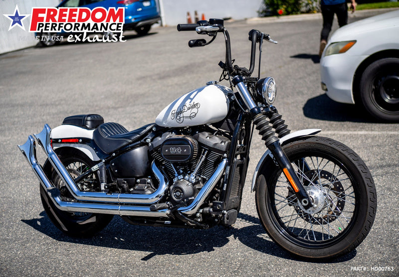 FREEDOM EXHAUST -  SOFTAIL UPSWEEPS *NOT FOR WIDE TIRE BIKES