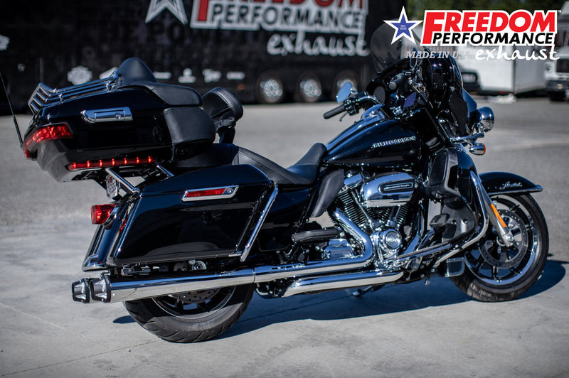 FREEDOM EXHAUST -  TOURING RIGHT SIDE TUCK & UNDER TRUE-DUAL HEADERS