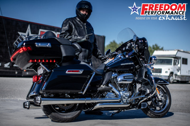 FREEDOM EXHAUST -  TOURING RIGHT SIDE TUCK & UNDER TRUE-DUAL HEADERS