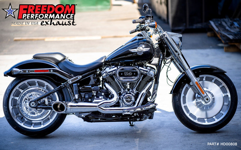FREEDOM EXHAUST -  SOFTAIL 2-INTO-1 TURNOUT/SIDEDUMP BUNDLE