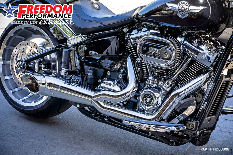 FREEDOM EXHAUST -  SOFTAIL 2-INTO-1 TURNOUT/SIDEDUMP BUNDLE