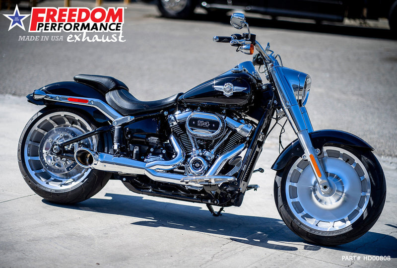 FREEDOM EXHAUST -  SOFTAIL 2-INTO-1 TURNOUT/SIDEDUMP BUNDLE