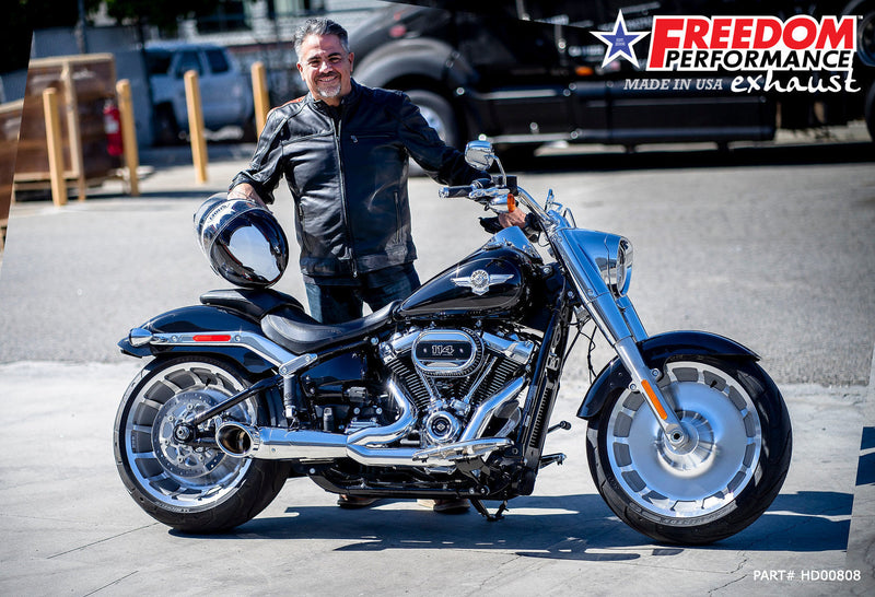 FREEDOM EXHAUST -  SOFTAIL 2-INTO-1 TURNOUT/SIDEDUMP BUNDLE