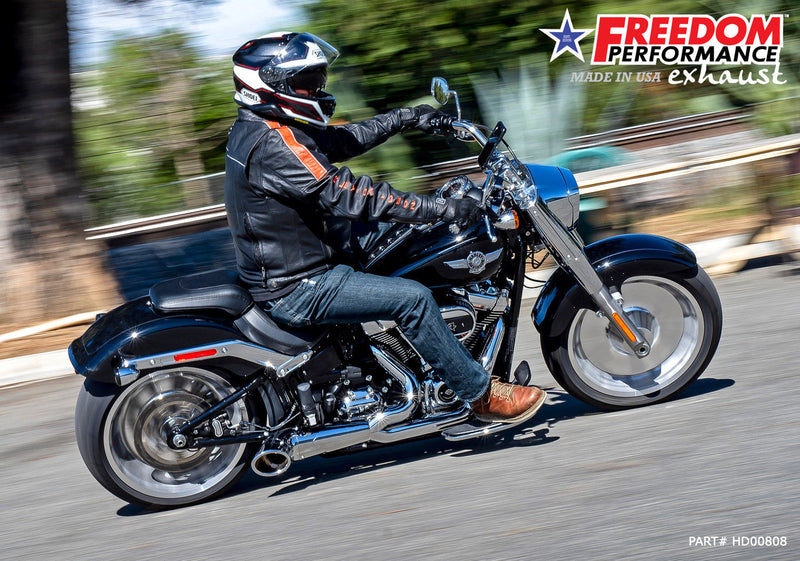 FREEDOM EXHAUST -  SOFTAIL 2-INTO-1 TURNOUT/SIDEDUMP BUNDLE
