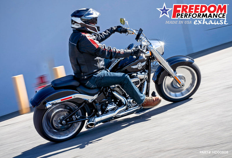 FREEDOM EXHAUST -  SOFTAIL 2-INTO-1 TURNOUT/SIDEDUMP BUNDLE