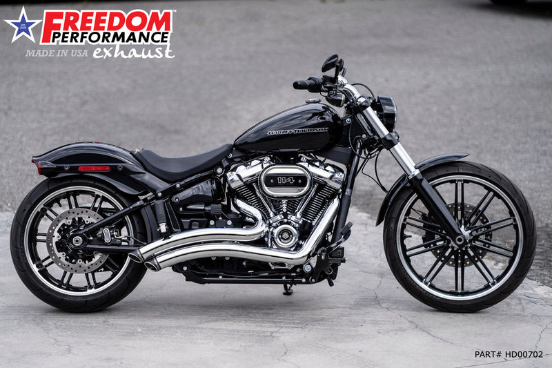 FREEDOM EXHAUST - SOFTAIL SHARP CURVE RADIUS 2018 to PRESENT M8 BUNDLE
