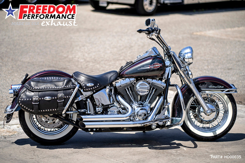 FREEDOM EXHAUST -  SOFTAIL AMENDMENT SIDE SLASH