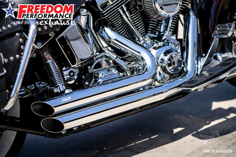 FREEDOM EXHAUST -  SOFTAIL AMENDMENT SIDE SLASH