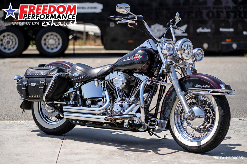 FREEDOM EXHAUST -  SOFTAIL AMENDMENT SIDE SLASH