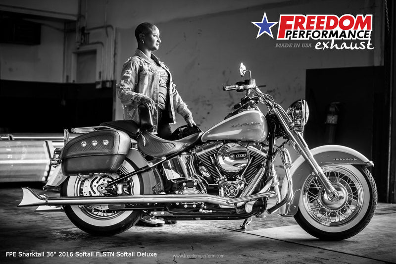 FREEDOM EXHAUST -  SOFTAIL 2.5" CLASSIC SLIP-ONS 1997-2017 *FITS FREEDOM HEADERS ONLY*