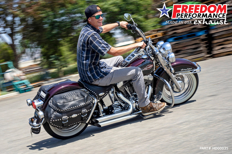 FREEDOM EXHAUST -  SOFTAIL AMENDMENT SIDE SLASH