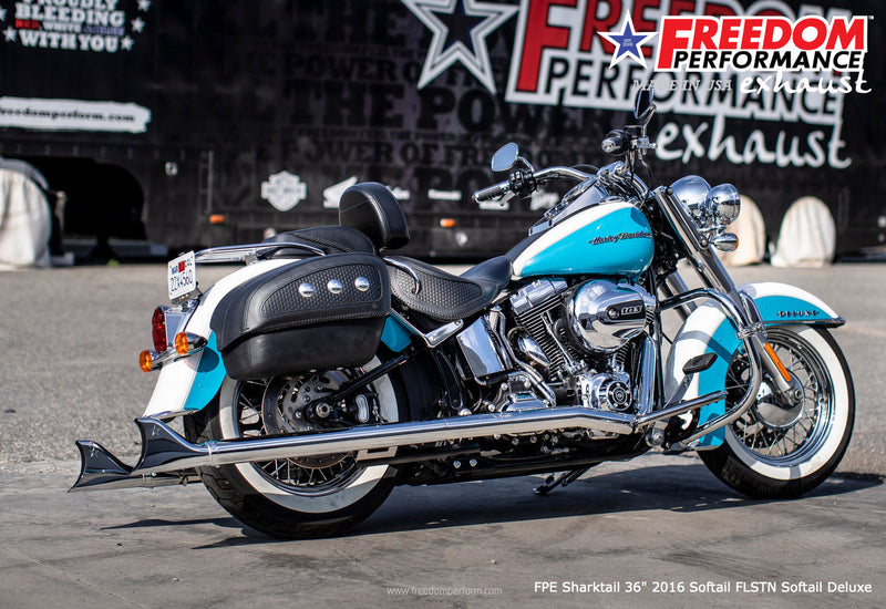 FREEDOM EXHAUST -  SOFTAIL 2.5" CLASSIC SLIP-ONS 1997-2017 *FITS FREEDOM HEADERS ONLY*